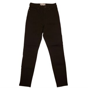 EVERLANE NWOT The Curvy High Rise Skinny Black Staple Denim Jeans, Size 25 Crop